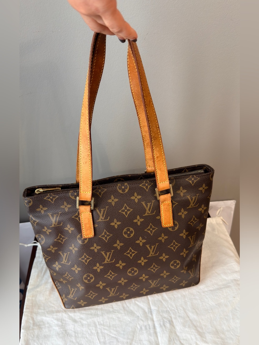 Louis Vuitton Brown Monogram Canvas Cabas Piano